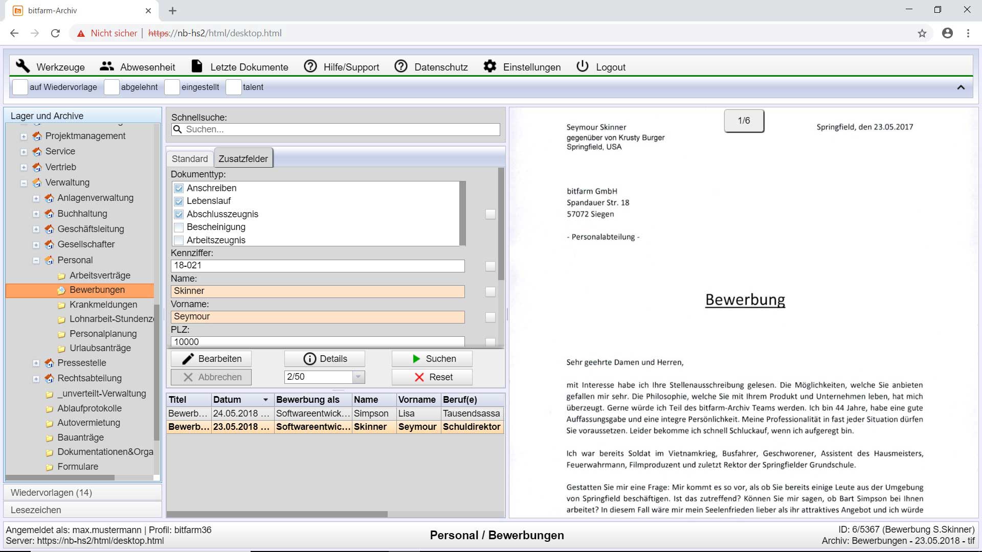 Neue Enterprise-Version | Bitfarm-Archiv DMS